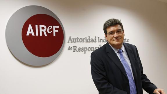 El presidente de la AIReF, José Luis Escrivá / 