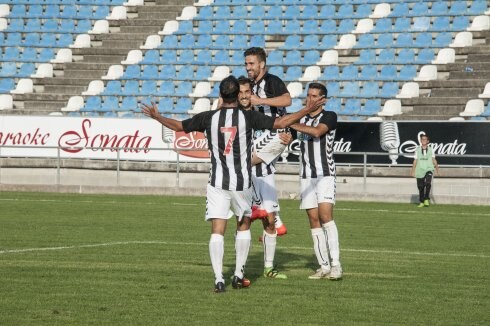Joselu marcó cinco goles en la ida al Díter Zafra. :: PAKOPÍ