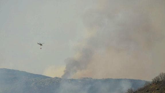 El Infoex da por controlado el incendio de Jerte, que ha quemado mil hectáreas