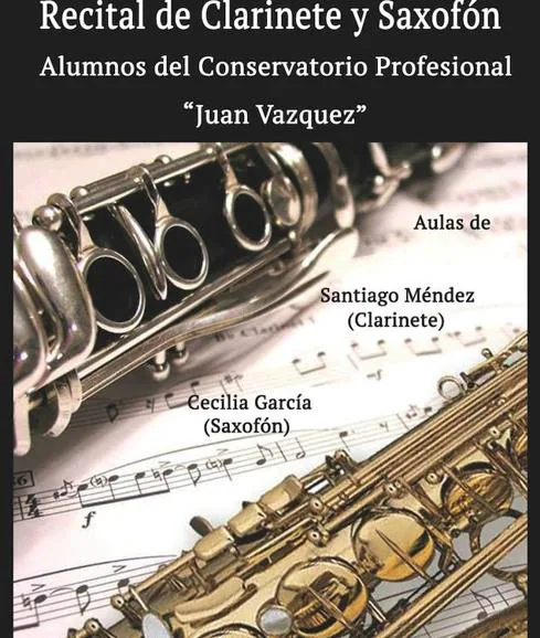 Los alumnos  del conservatorio profesional ofrecen un recital de saxos y clarinetes