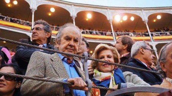 Alberto Bailleres en una barrera de Las Ventas, el año pasado. :: hoy