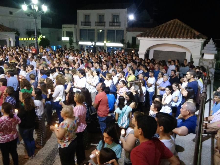 Marcha silenciosa en apoyo de la familia de Francisca Cadenas