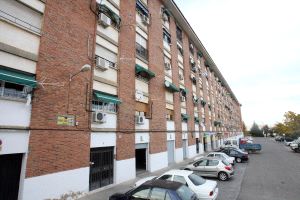 La detenida, que es canadiense, tenía un piso alquilado en el bloque número 9 de la calle General Carracedo, en Pardaleras. / ALFONSO