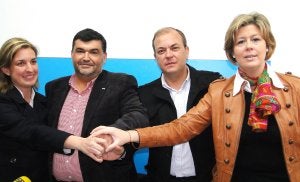 Carmen Pagador y Manuel Lavado, candidatos del PP en Fuente de Cantos y Los Santos