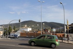 Vista de la sierra de Santa Bárbara que hoy se tiene desde el centro de la ciudad. ::                             ANDY SOLÉ