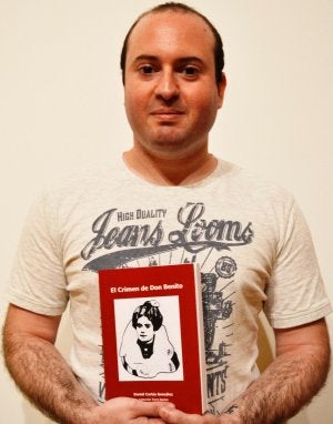 El autor del libro, Daniel Cortés. ::                             C. P.