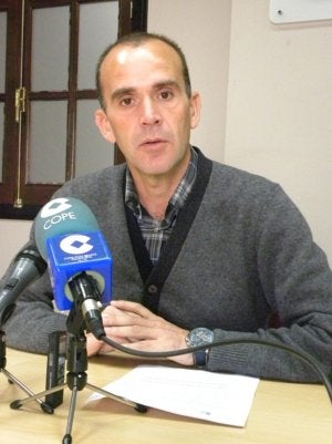 El portavoz, Manuel Mejías. ::                                                        F.H.