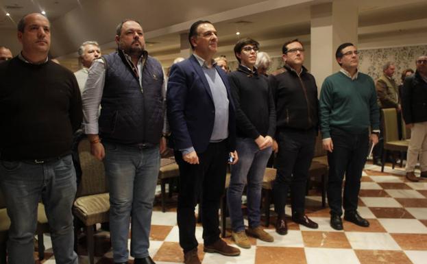 Rafael Moscardó,coordinador local, segundo desde la derecha 