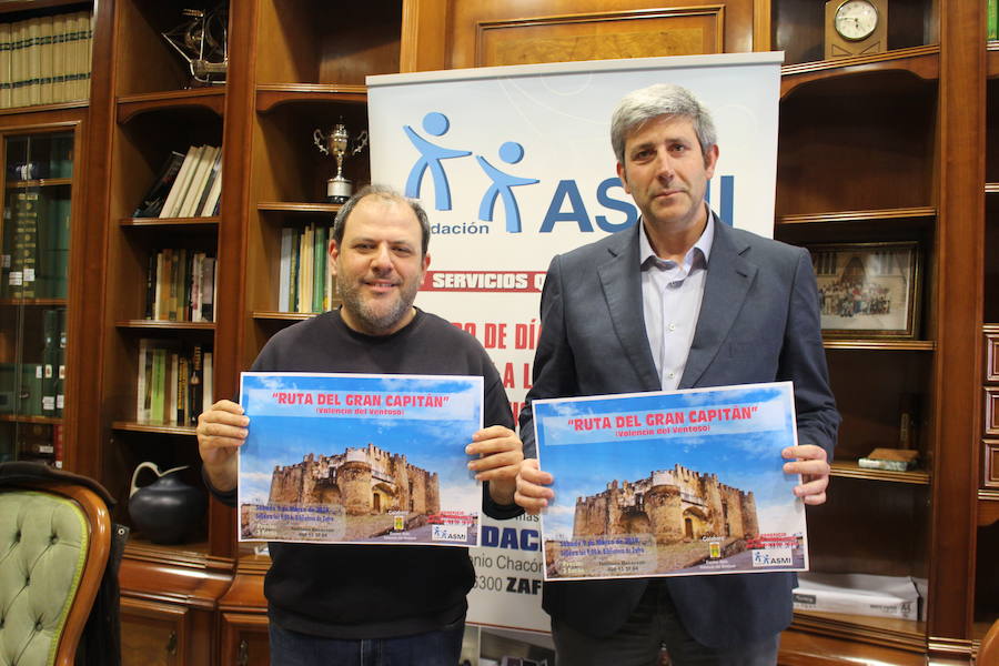 Asmi organiza una ruta senderista a Valencia del Ventoso