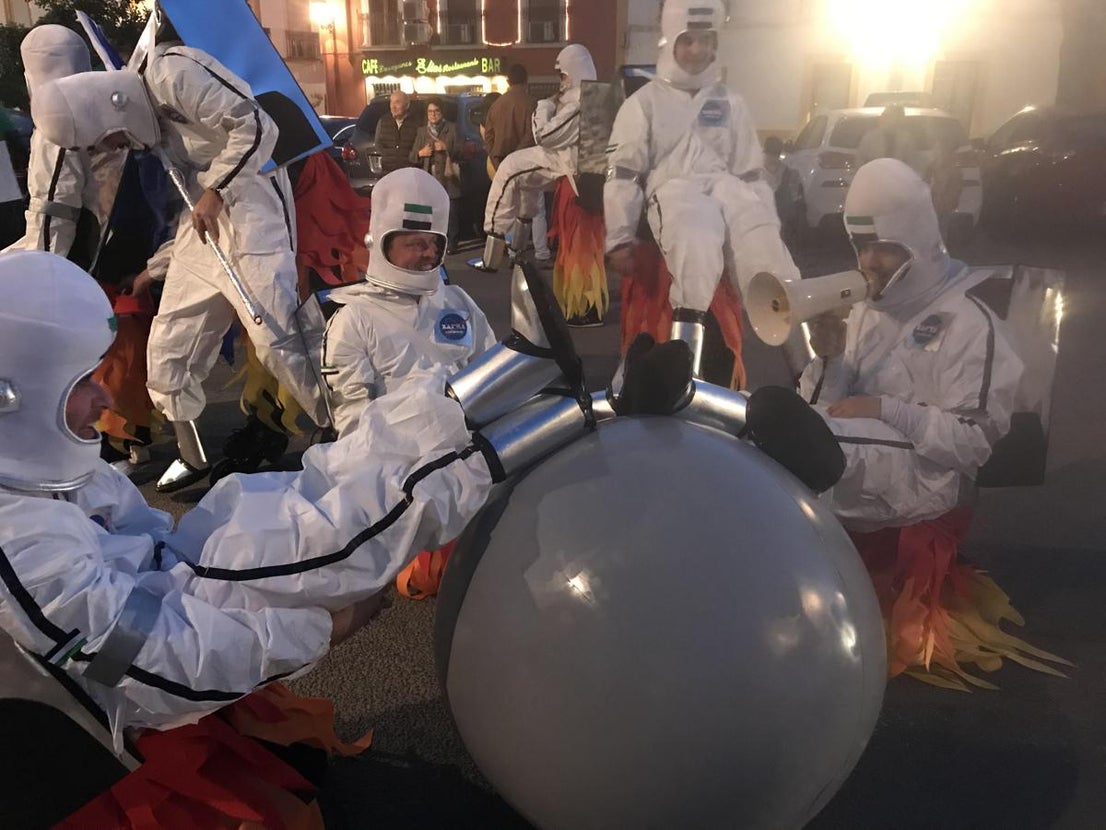 Algunas de las actividades del Carnaval en imágenes: pregón, Carnalcomedia, entierros de la Bellota y sardina, pasacalles...