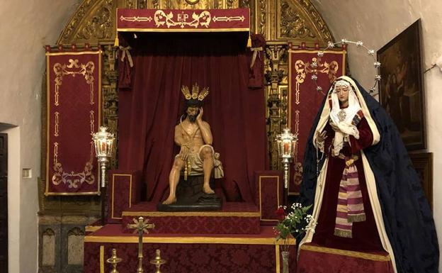 Imágenes titulares de la procesión del Miércoles Santo en Zafra 