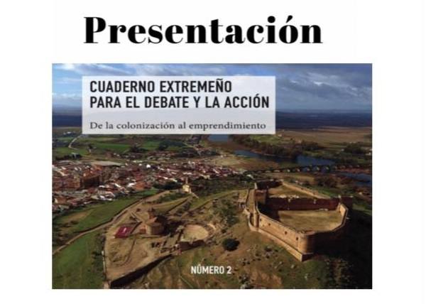 Juan Serna, Valeriano Ruiz y Fernando Toribio presentan el segundo número de 'Cuaderno extremeño para el debate y la acción' 