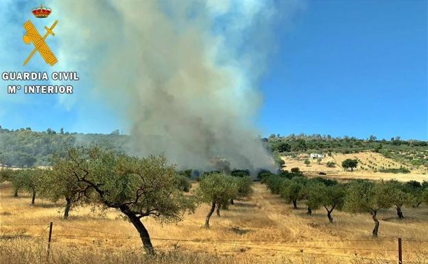 Incendio en El Castellar 