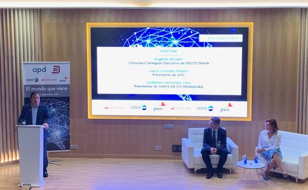 Intervención del presidente de la Junta de Extremadura 