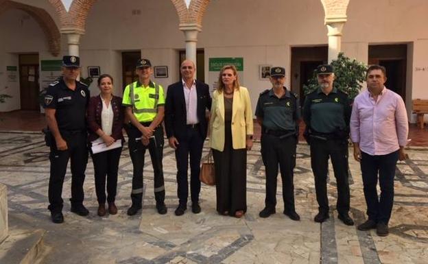 Miembros de la Junta Local de Seguridad Ayto Zafra