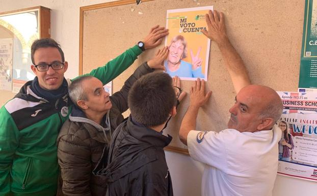 Pegada de carteles 