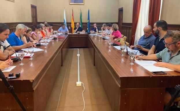 La Corporación Municipal en un Pleno celebrado en el mes de agosto 