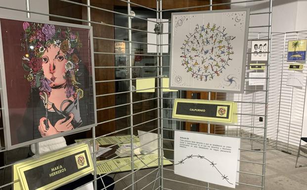 Exposición instalada en Santa Marina 