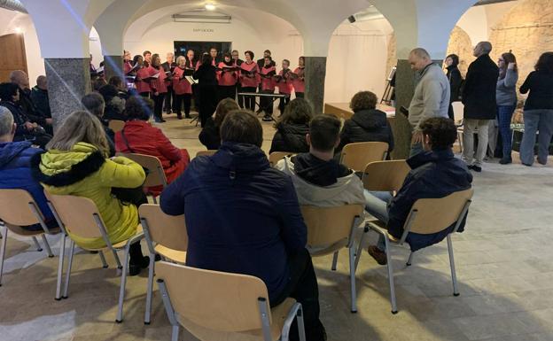 Un momento del acto en la Sala Las Tenerías 