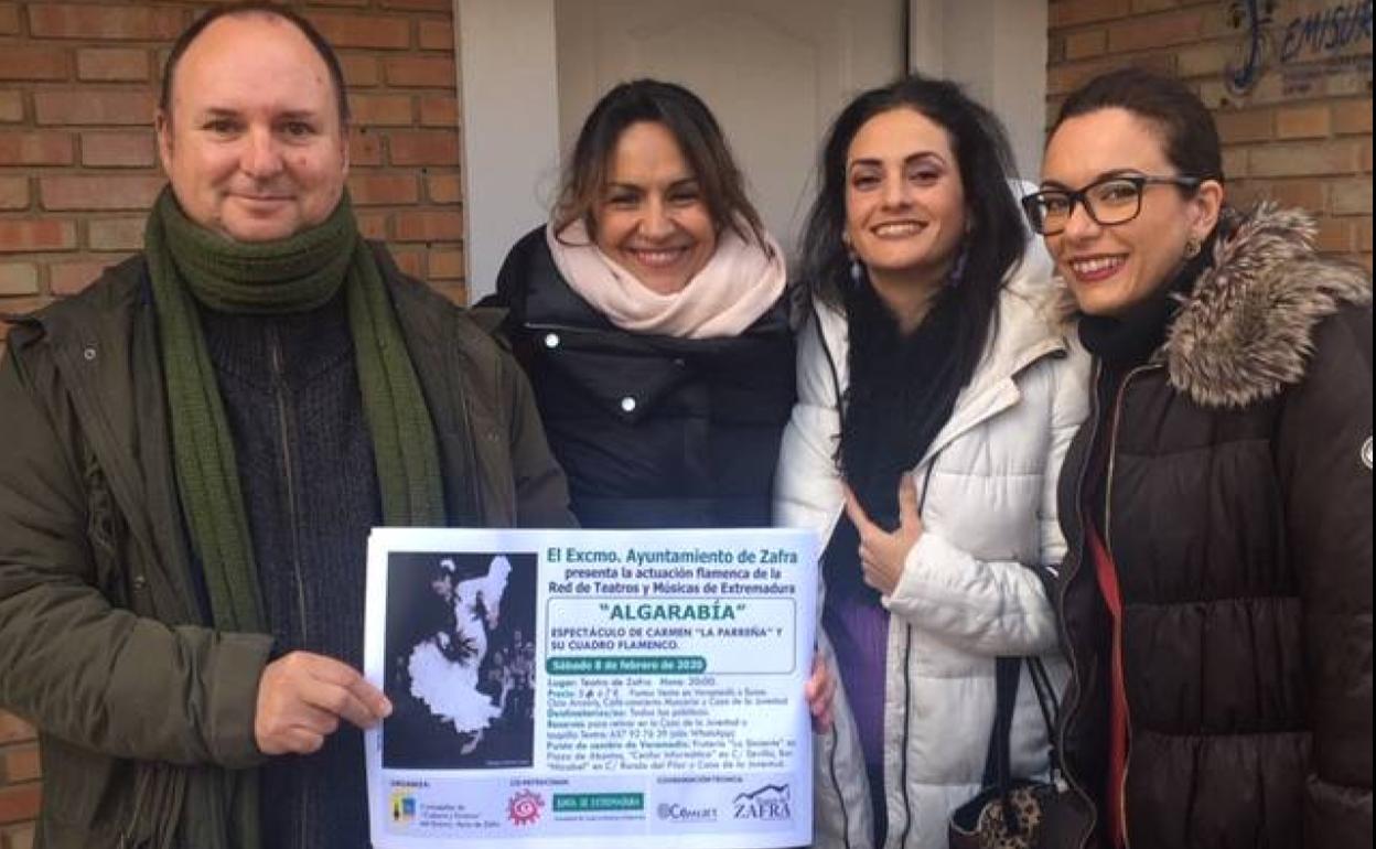Presentación del esectáculo de Carmen La Parreña 