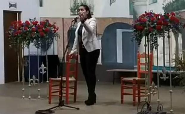 La primera clasificada durante su actuación