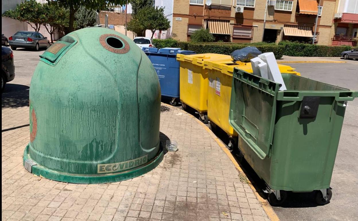 Los contenedores verdes vuelven a estar cerrados para evitar olores