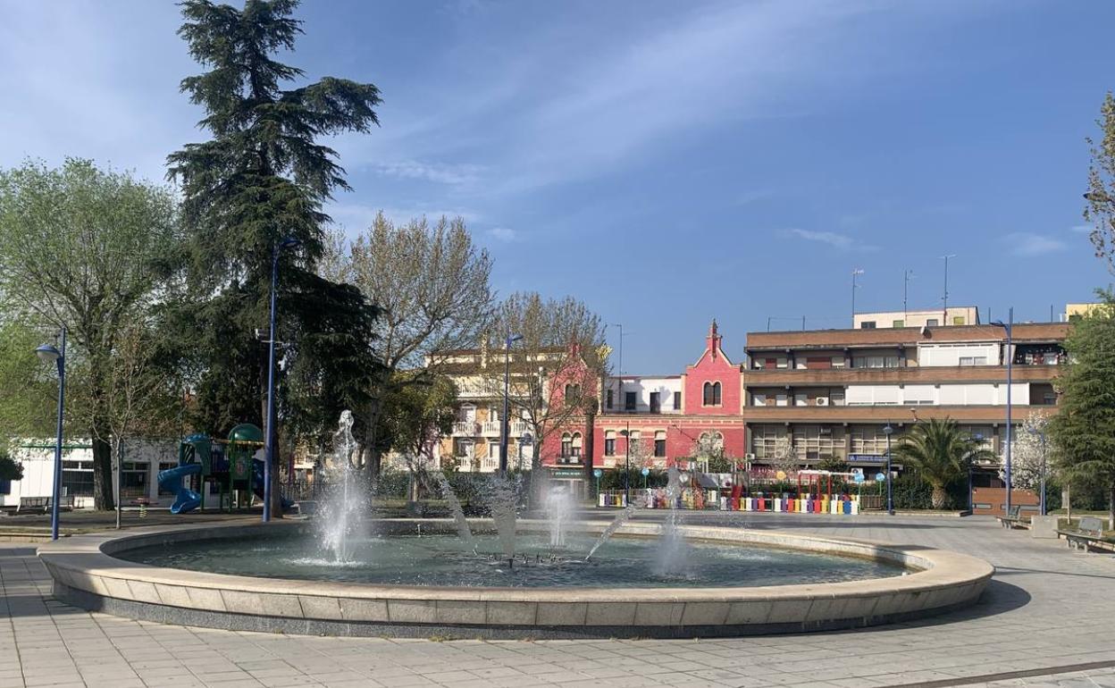 La Plaza de España durante el confinamiento 