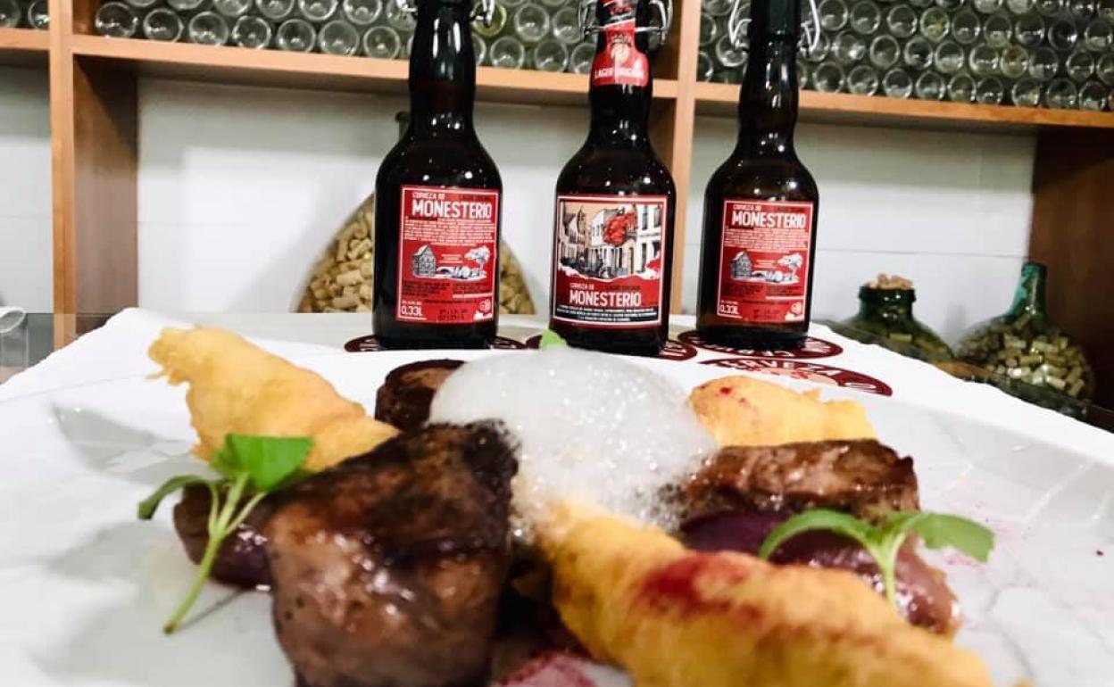 Una de las creaciones gastronómicas para degustar con la cerveza 