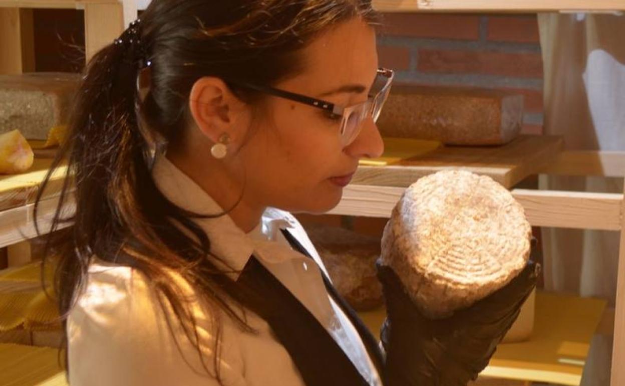 Fátima REdondo en su cava 