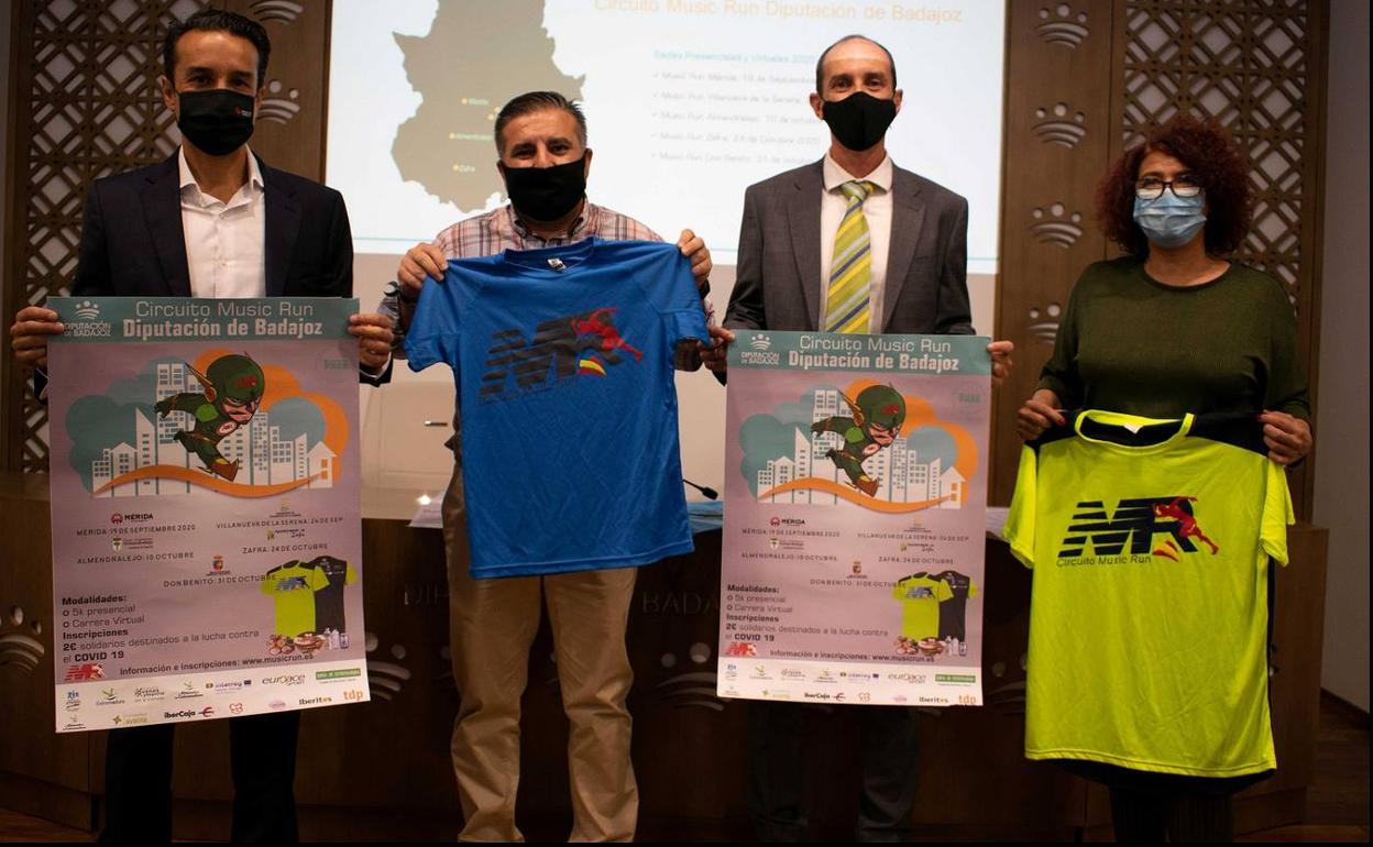 Presentación del evento en Diputación de badajo 