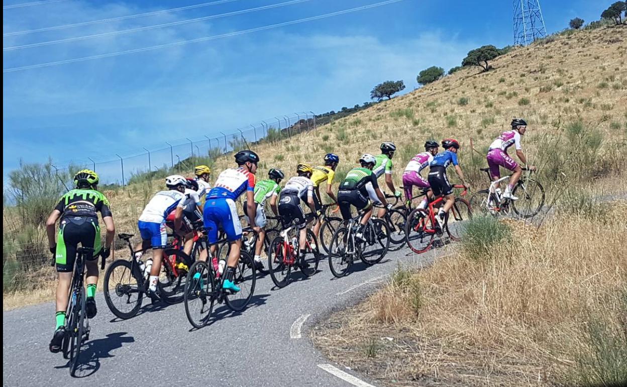 Los corredores participantes durante la prueba 