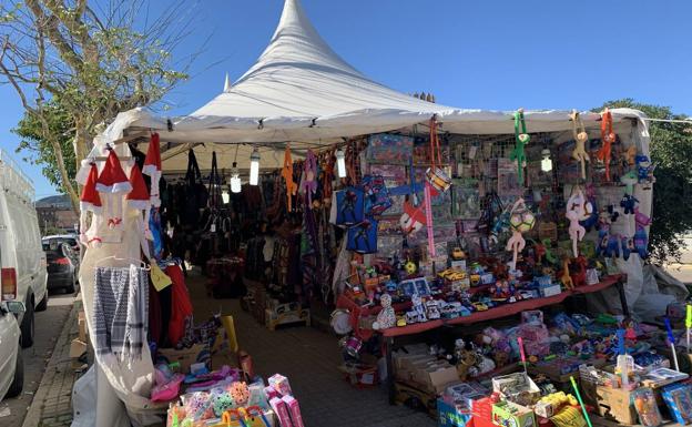 Uno de los puestos del Mercado de Navidad en 2019 