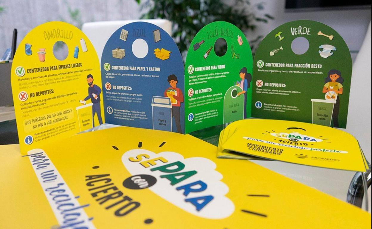 Folletos informativos para un correcto reciclaje 