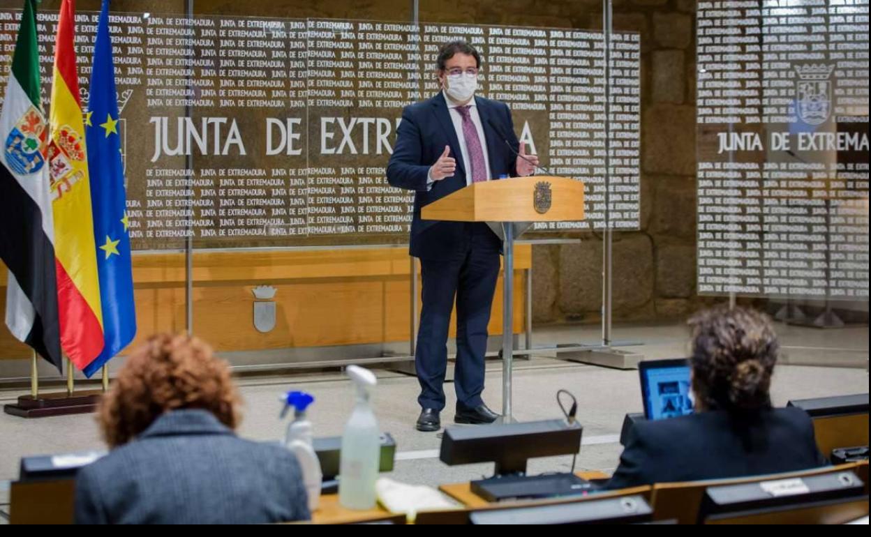 José Mª Vergeles durante la comparecendia de este miércoles 
