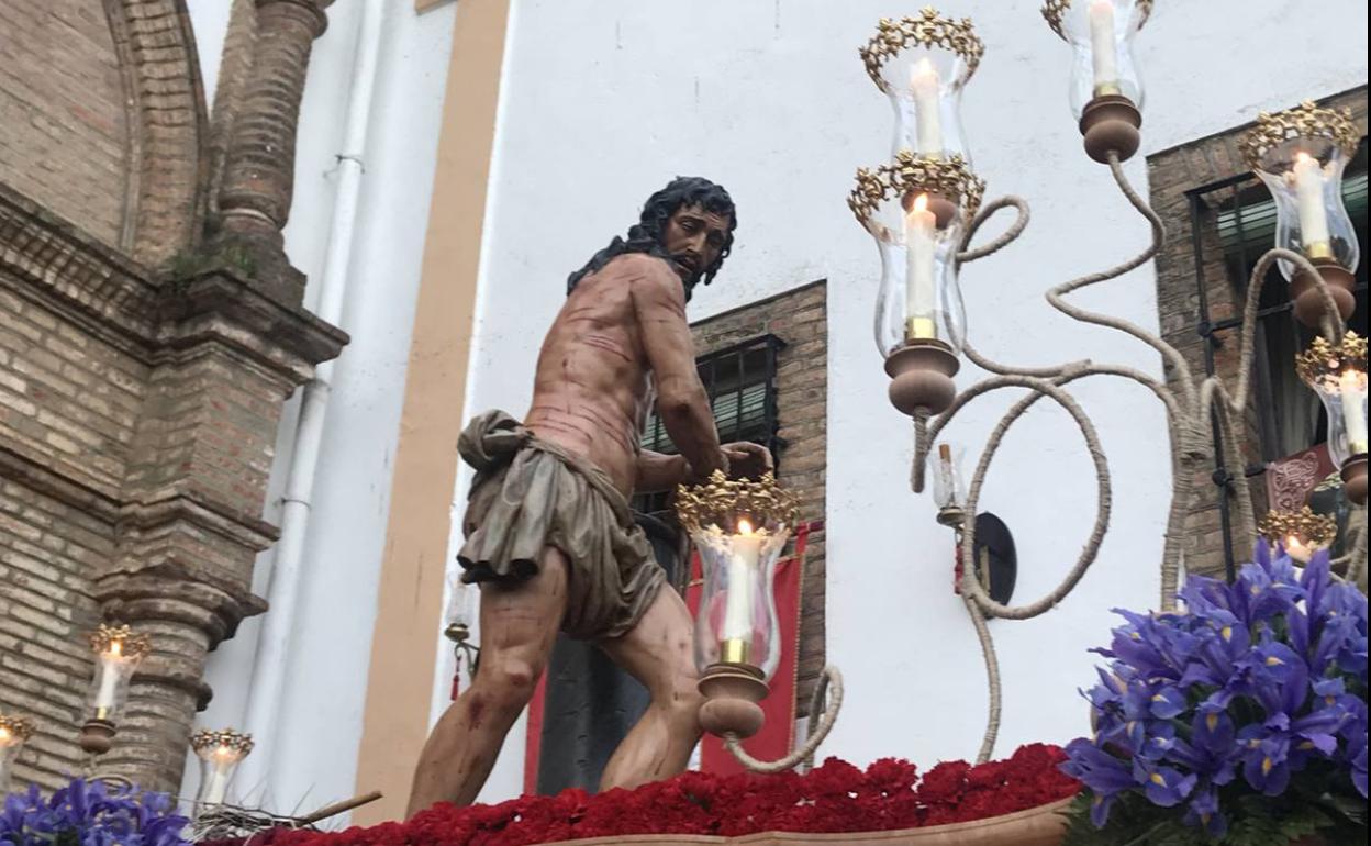 Imagen del Amarrado durante la Semana SAnta de 2019 