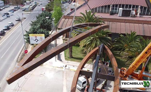 Vista aérea de la portada 