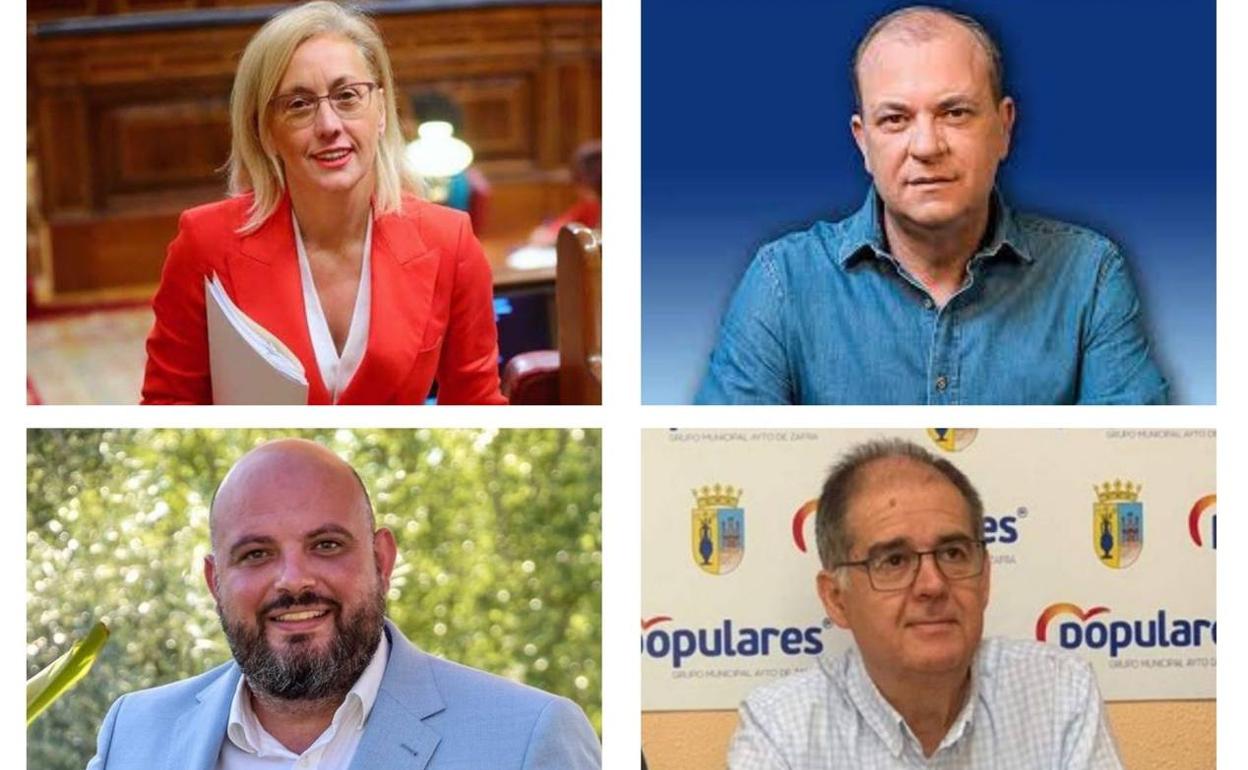 Cargos del PP que intervendrán en el acto 
