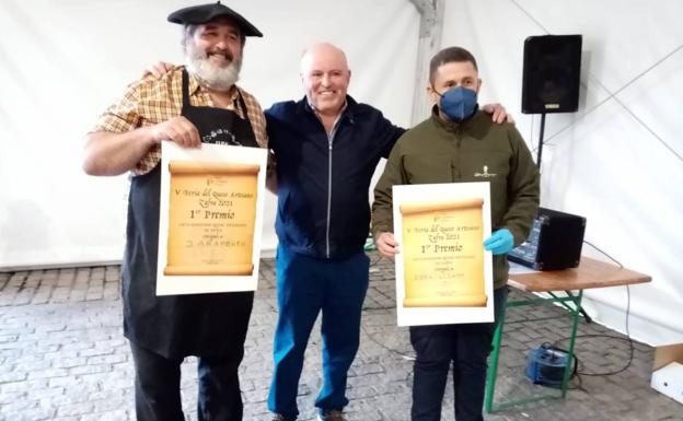 Ganadores del concurso de quesos 