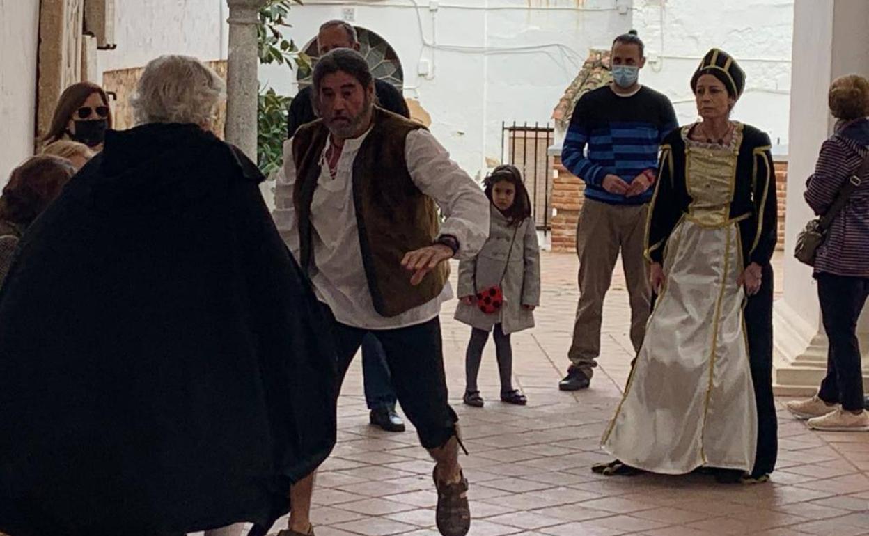 Una escena del teatro itinerante 
