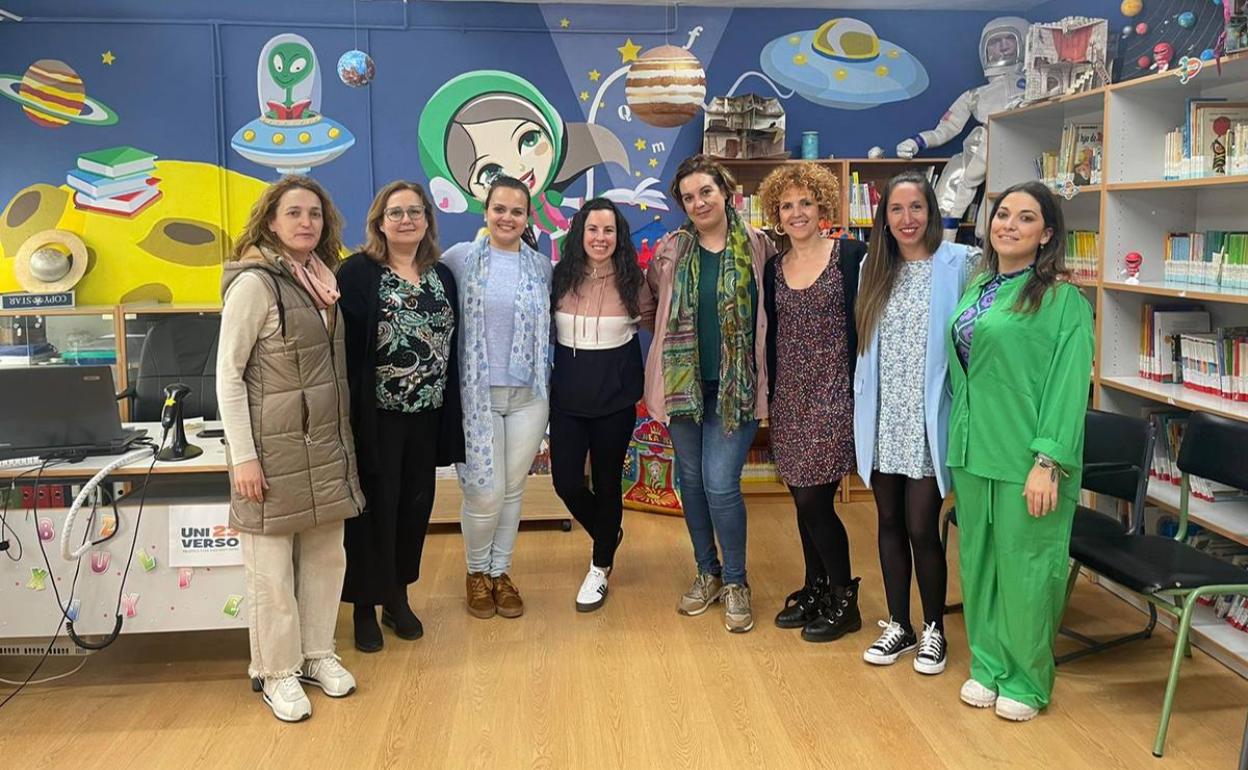LAs docentes participantes en esta segunda visita 