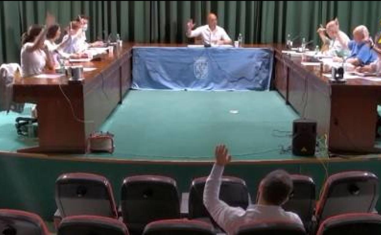 Momento de la votación de la RPT 