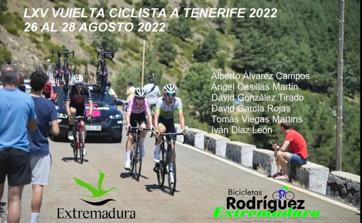 Equipo que correrá la Vuelta Ciclista a Tenerife 2022 