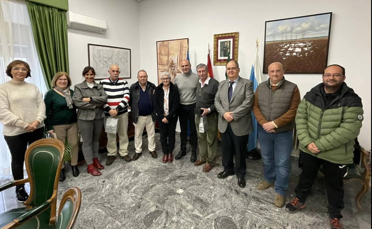 Homenaje en el ayuntamiento 