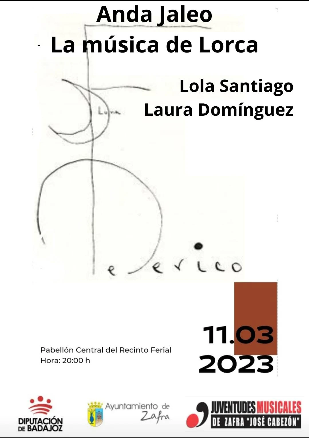 Juventudes Musicales conmemora el Día de la Mujer con Lola Santiago y Laura Domínguez y la música de Lorca