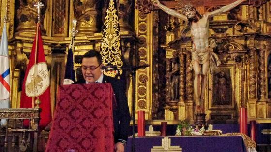 Manuel Rodríguez cargó de sentimiento, vivencias, fe y reivindicación el Pregón de Semana Santa