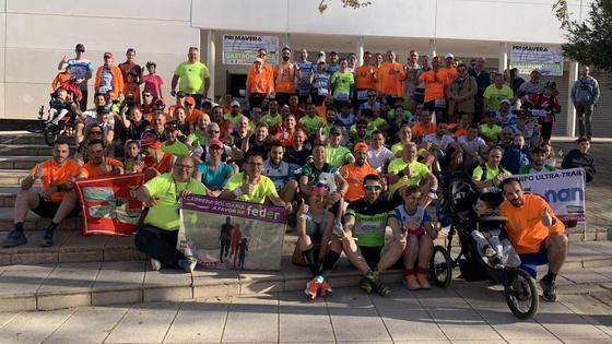 Unos 100 corredores participaron en la carrera solidaria a beneficio de FEDER