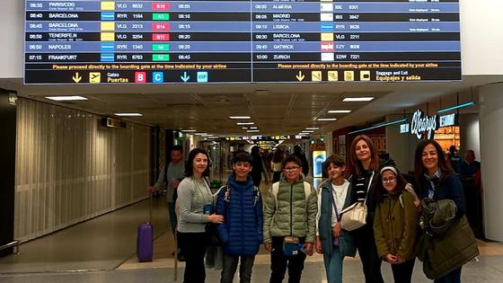 Cuatro alumnos del colegio Manuel Marín y sus maestras participan en Italia en una nueva experiencia de Erasmus+