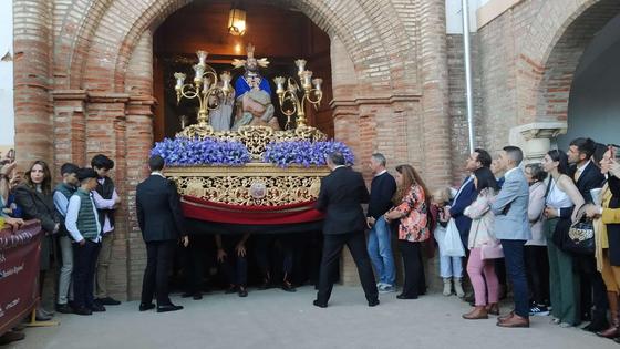 La Oración y el Corazón Doloroso de María cerraron un magnífico Domingo de Ramos