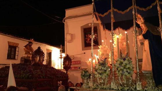 La Humildad y Paciencia y la Salud se encontraron con el público el Miércoles Santo