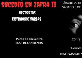 Teatreando vuelve con nuevas historias y misterios en la ruta 'Sucedió en Zafra II'
